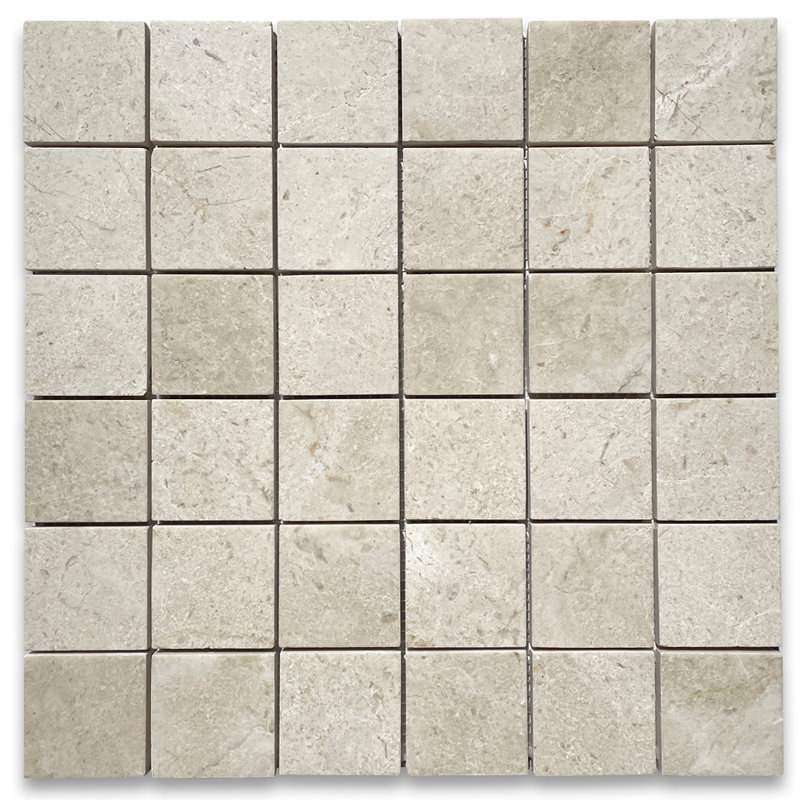 Carreau de mosaïque en marbre 12 po x 12 po