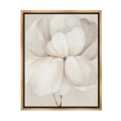 «White Flower Blossom Floater Frame» par Patricia Pinto sur