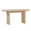 Ensemble de table de salle à manger ovale pour 6 personnes, ensemble de table de salle à manger ovale pour 6 personnes, ensemble de salle à manger de style moderne Topmax