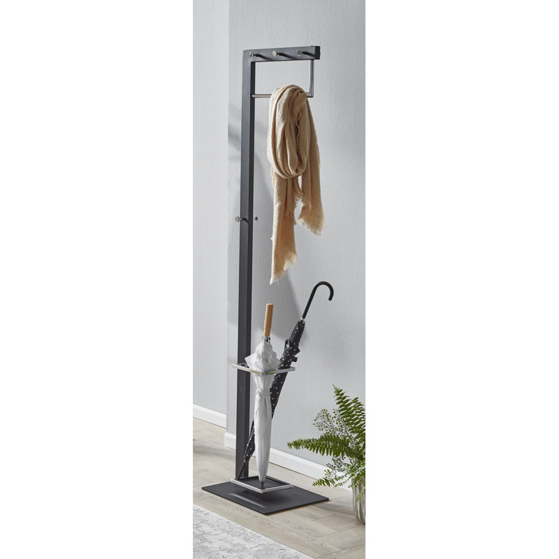 Annegrethe Metal Freestanding 8 - Hook Coat Rack