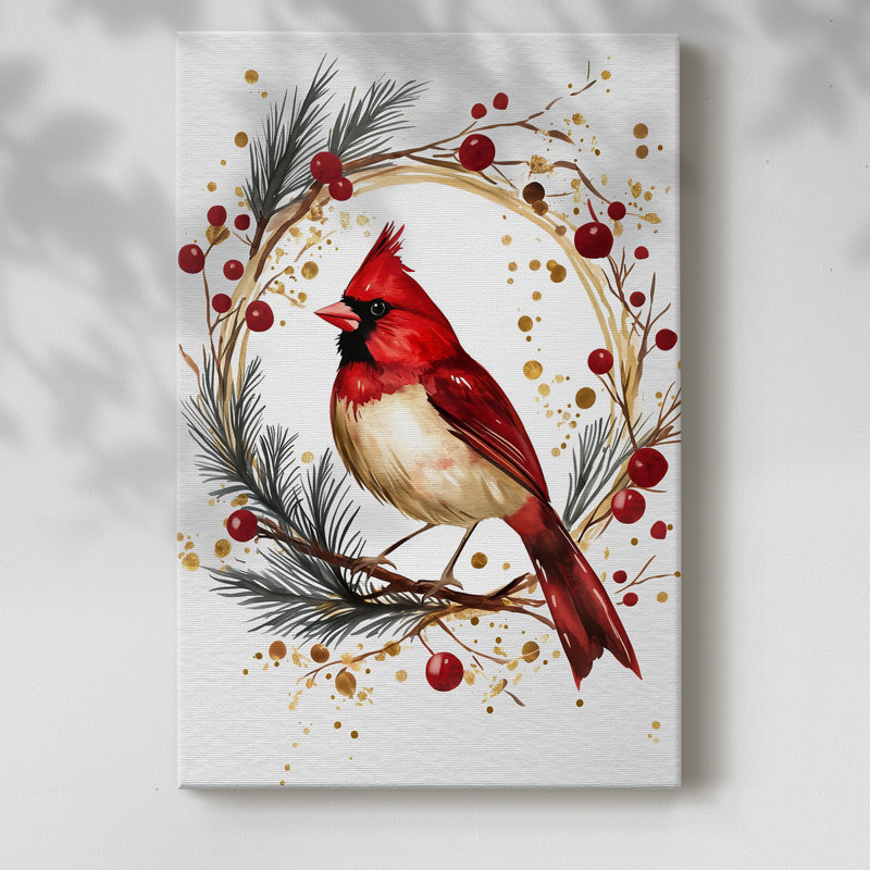 Art des Fêtes de Noël - Toile tendue avec châssis CMXC III, H 24 po x l 16 po