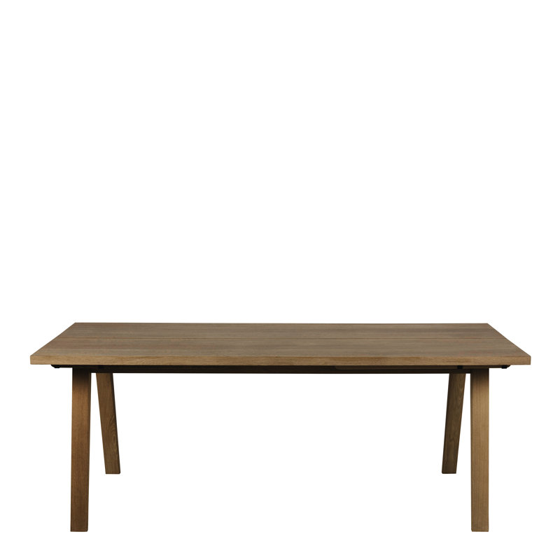 Montgomeryville Dining Table, Smoked Oak, 74.6cm H x 95cm W x 200cm L