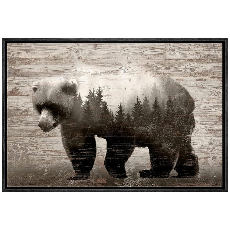 Nature Wilderness Grizzly Bear – Toile murale pour décoration murale de  salon, animal – Impressions sur toile
