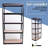 Storage Shelves -  5 Tier Adjustable Garage Storage Shelving, Heavy Duty Metal Storage Utility Rack Shelf Unit For Warehouse Pantry Closet Kitchen, 35.4" X 15.7" X 70.8", Black