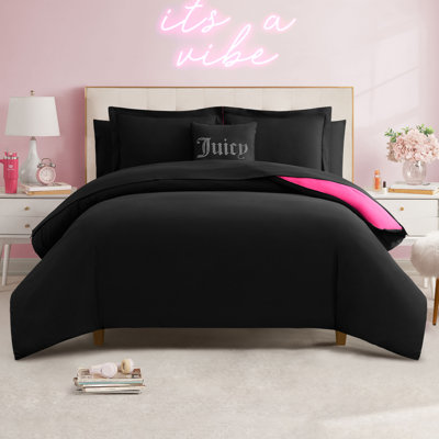 Juicy Couture Alexis Reversible Comforter Set Bed in a Bag