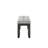 Contemporary Bench With Gray Upholstered Cushion And Tapered Wood Legs Rectangular Upholstery Legs, Furniture Accessory