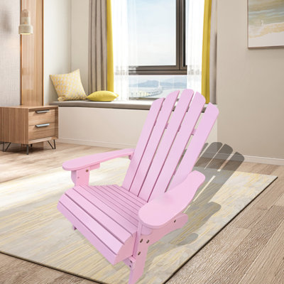 Chaise rose en bois - Usage intérieur et extérieur, siège confortable, construction robuste, polyvalente, montage facile. Design et extérieur, construction polyvalente requise.