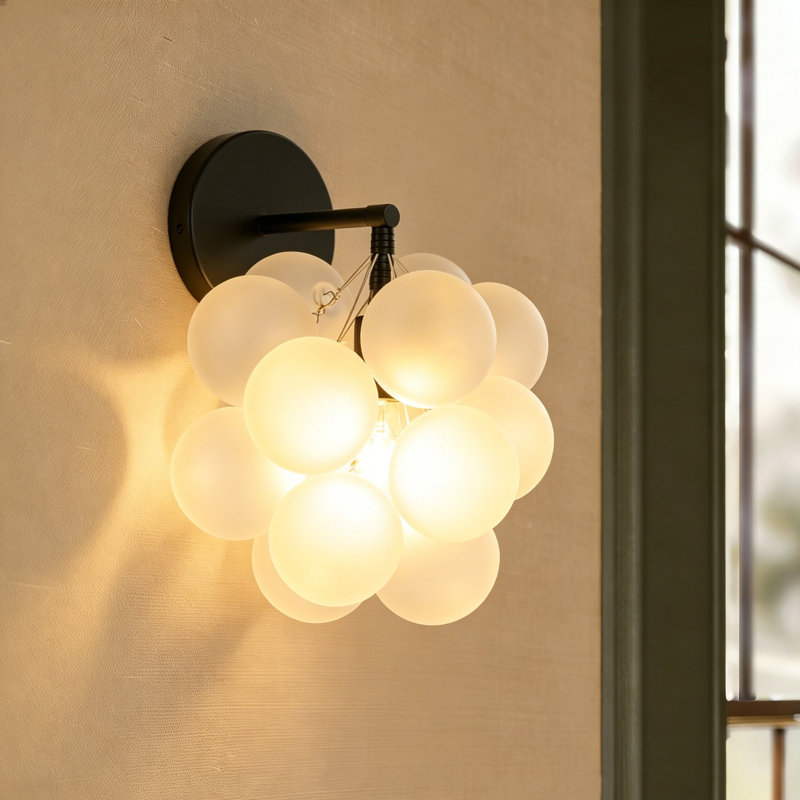 Scituate 1 - Light Glass Globe Bubble Wall Light