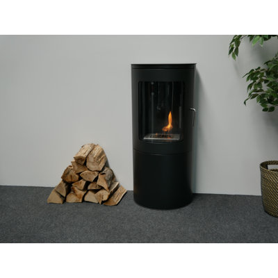 Belfry Heating 44cm W Matte Black Bio-Ethanol Fireplace