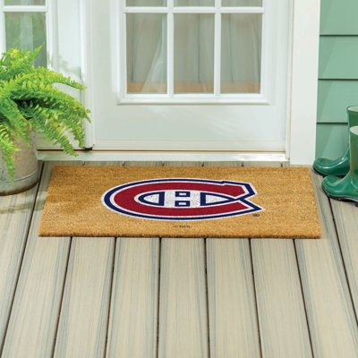 Montreal Canadiens Large Full Color Coir Mat, 36"x24"