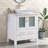 30'' White Modern Free-Standing Single Bathroom Vanity Set