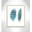 «Feathers in Turquoise II», art encadré-47533818-47566109