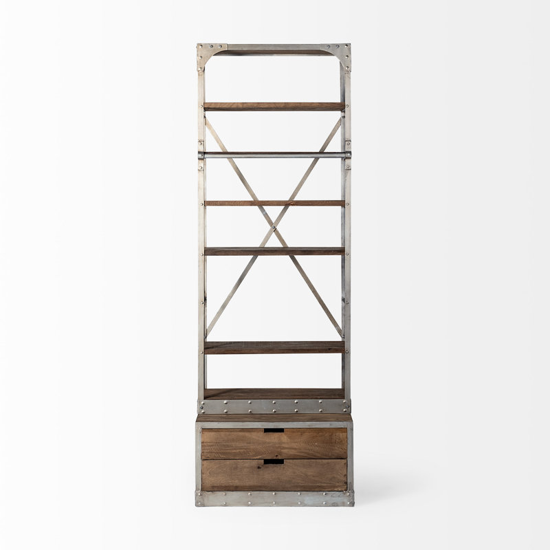 Brodie Bookcase, Silver