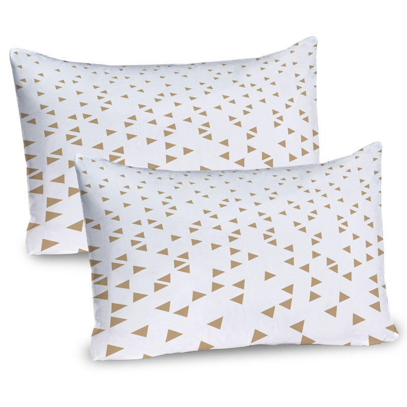 Ensemble de 2 taies décoratives géométriques Ambesonne, H 20 po x l 26 po