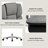 Double Layered Upholstered Executive Chairs with Footrest-1349653444