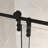 44-48" X 76" H Frameless Sliding  Shower Door, 5/16" (8Mm) Clear Tempered Glass, Stainless Steel Frame,Matte Black-123210121
