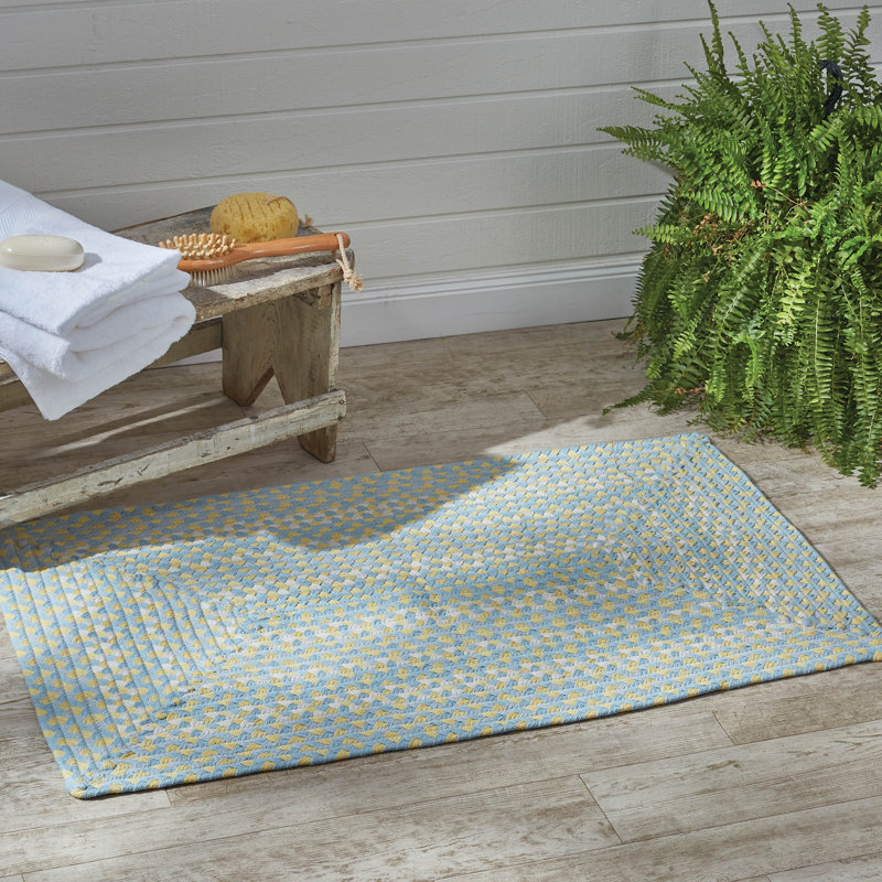 Skrolan Cotton Geometric Indoor Rug, Rectangle 2'3" x 3'9"