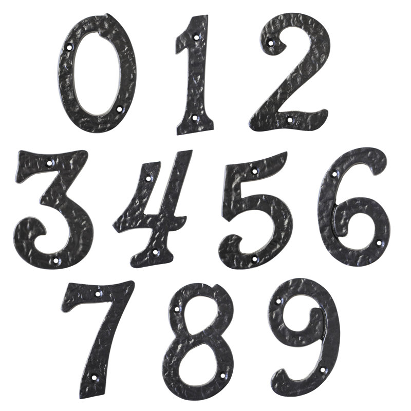 Numéro de maison 4 po, 3