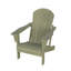 HDPE Folding Adirondack Chair, Weather-Resistant Outdoor Garden Chair-2090331875