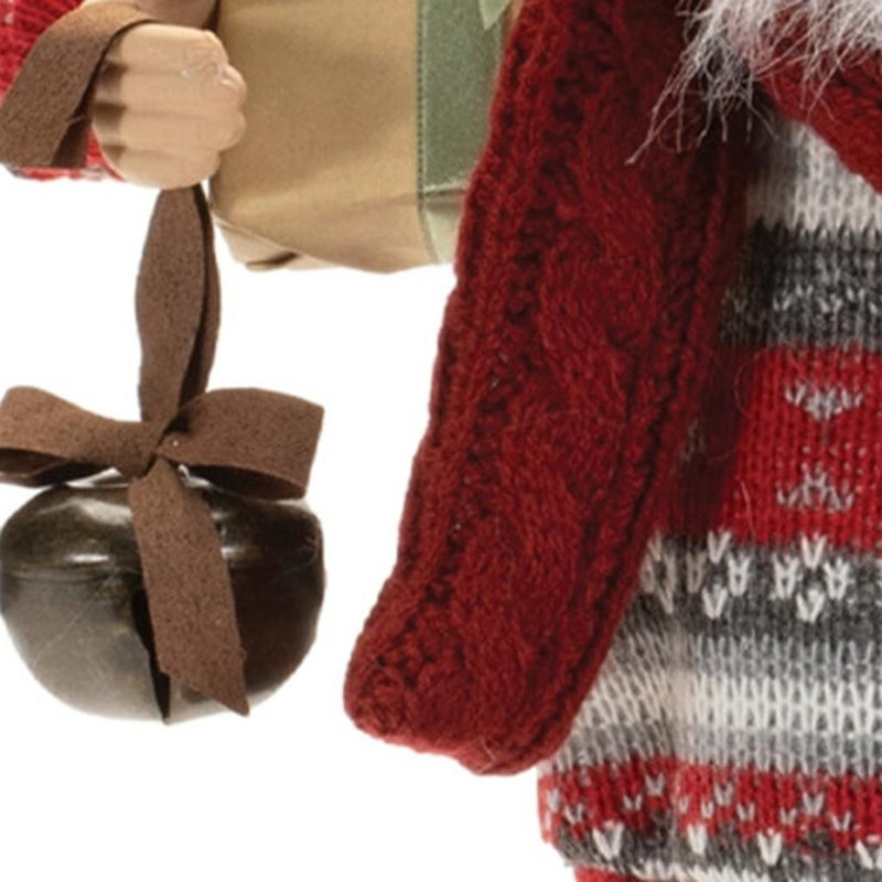 Figurine de père Noël 19 "rouge, blanc et noir