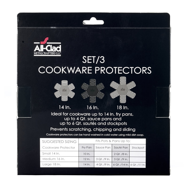 3 Piece Pro Cookware Protector Set