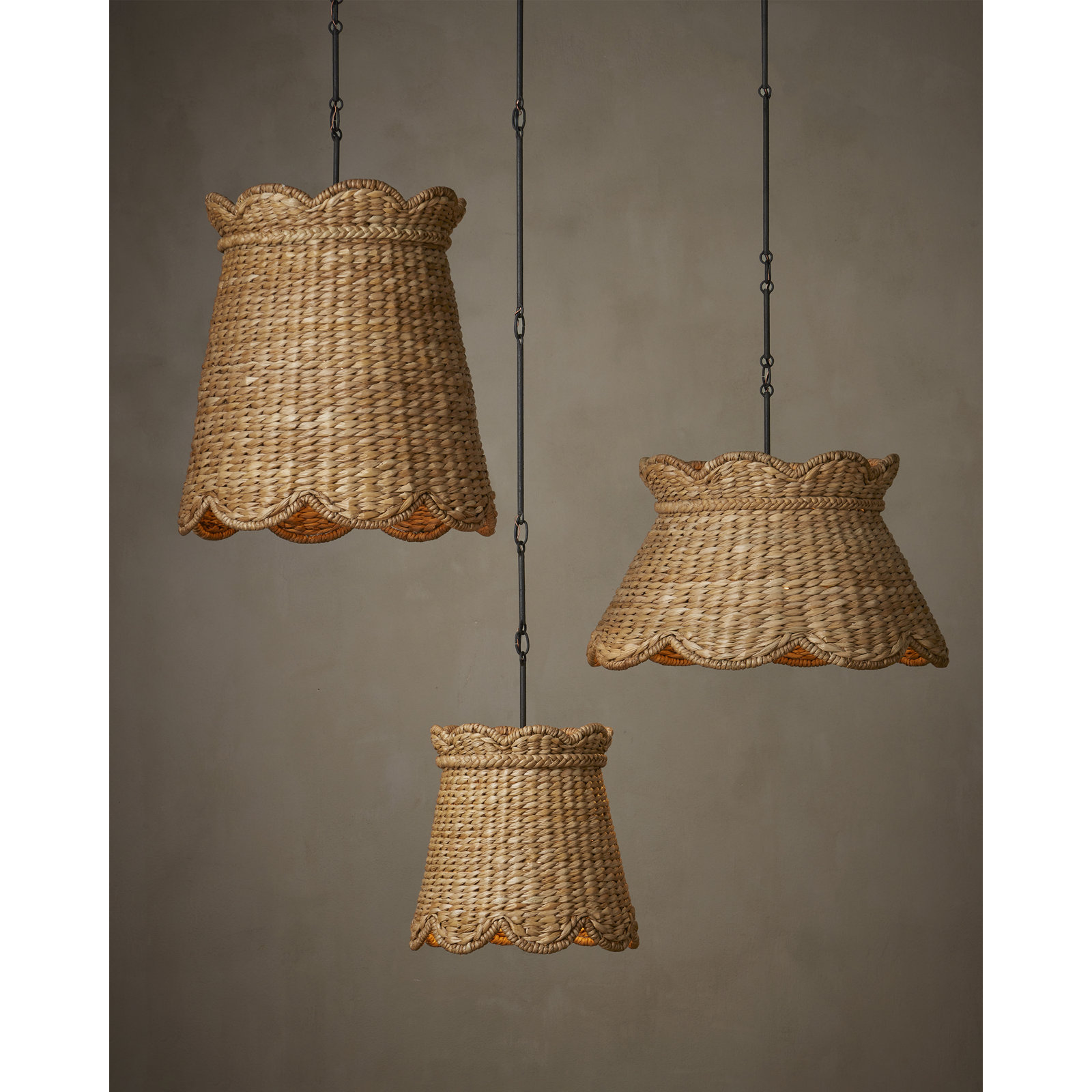 Single Light Wood Dimmable Pendant, 18.75" H x 24.25" W x 24.25" D