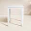 Table d'appoint en aluminium Lilah