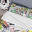 Vibrant Wild Spring Leaves and Wildflowers X - Ensemble de housse de couette moderne - Polyester en microfibre-66388548