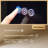 UL Certified Front & Back LED Bathroom Vanity Mirror – Anti-Fog, Tempered Glass, Black Aluminum Frame-192925587