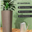 Grand pot de fleurs, grands pots de fleurs empilables, ensemble de 2 pots de fleurs-129086850