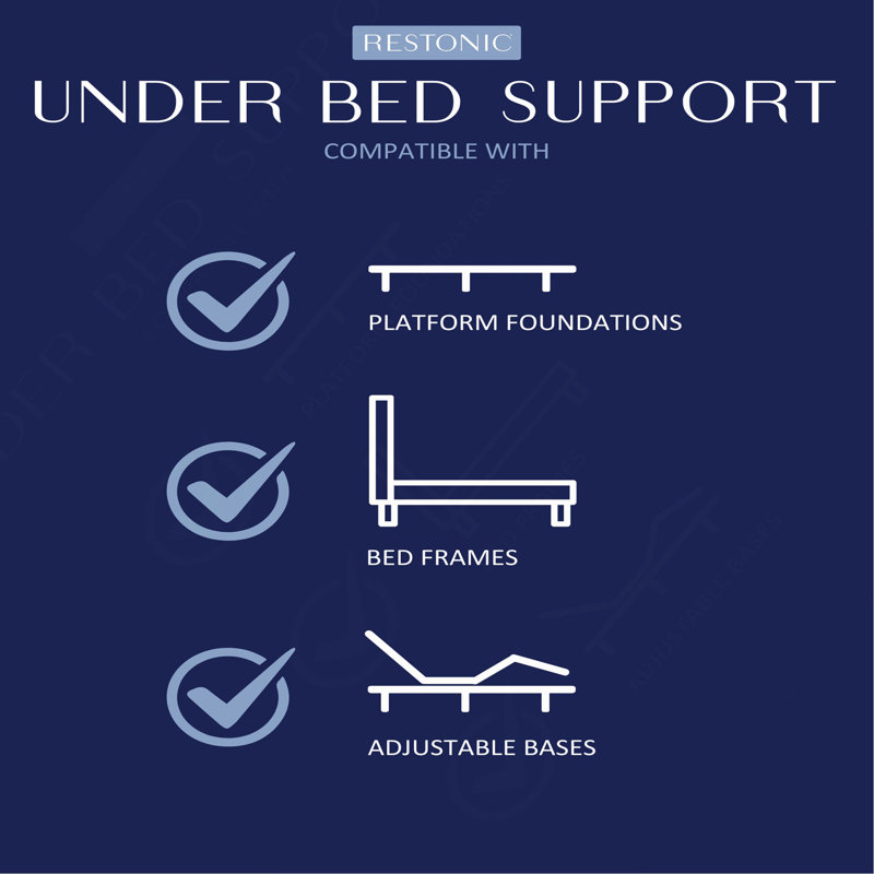 Restonic ComfortCare Hybrid Restful Nights Plush, Twin Extra Long, Twin Extra Long