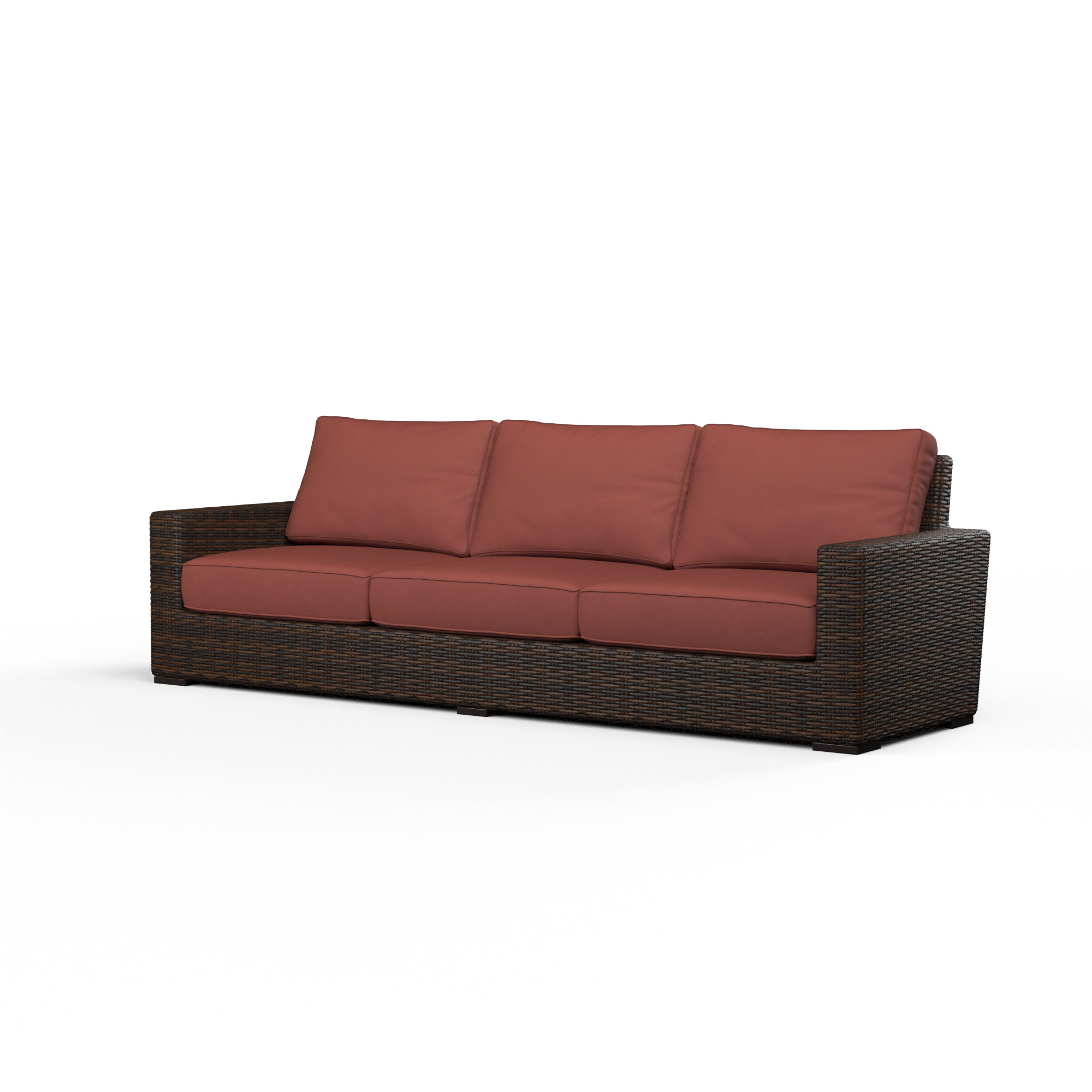 Naomie Patio Sofa with Sunbrella® Cushions, Canvas Henna Sunbrella® Canvas