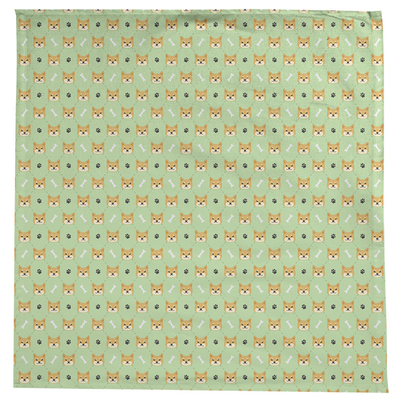 Nappe shiba shiba Avicia, Vert menthe