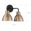 Éclairage pour salle de bain à intensité variable 2 lumières Florian-896605509-896605505
