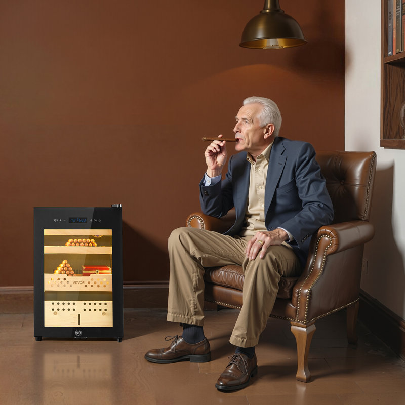 Armoire à cigares 60L avec refroidisseur à compresseur