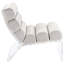 Chaise rembourrée en acrylique Freeman Boucle-306300254