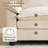 143" Modular Sectional Sofa With Ottomans, U Shaped 6-Seat Comfy Cloud Couches With Deep Seat, Beige-1015998262-1015294784