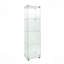 Vitrine lumineuse en verre avec 4 portes et 1 porte