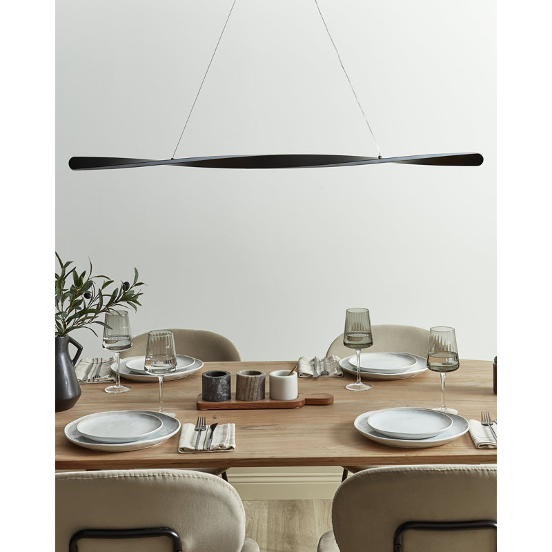 Danyca 1 - Light Matte Black LED Novelty Pendant