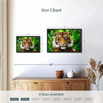 Animal " Sumatran Tiger Gaze Wall Art "