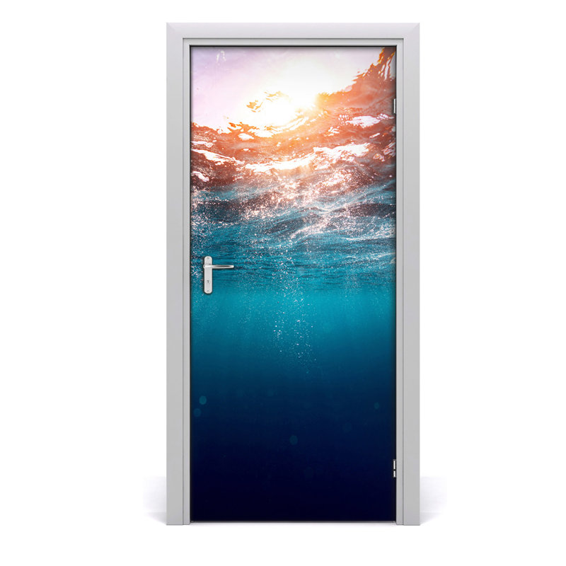 Underwater Landscape Door Decal