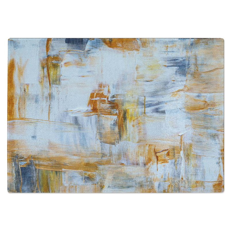 Tempered Glass Art Painting Vol.370 Chopping Board, 39 cm W x 28.5 cm L
