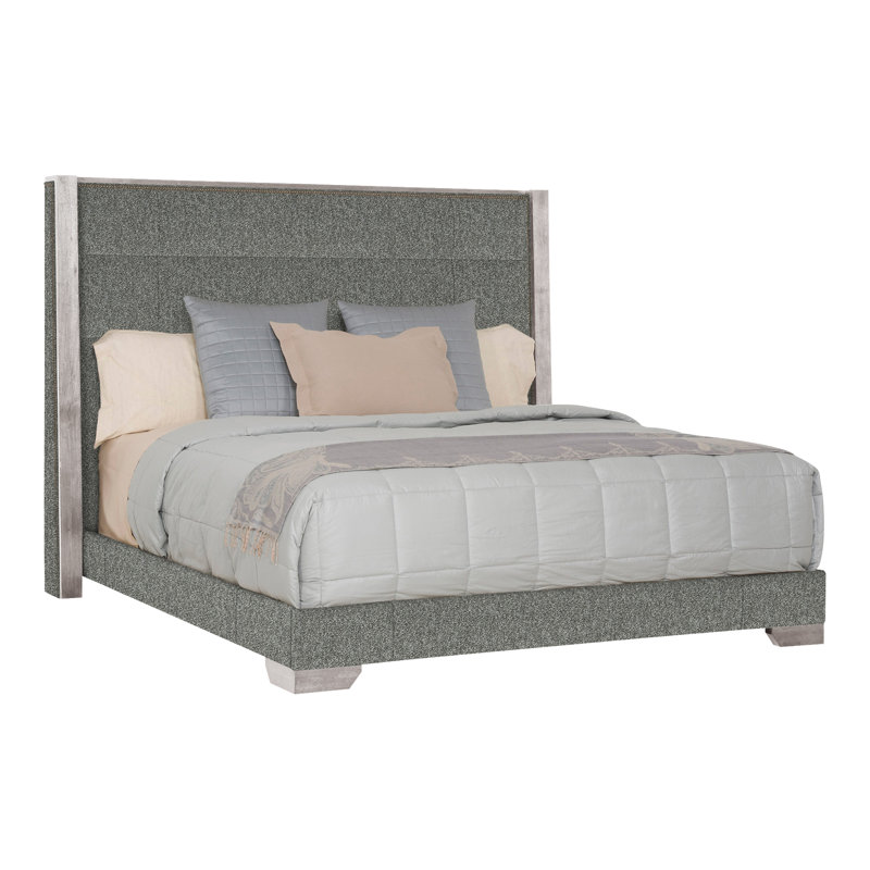 Thom Filicia Home Century Club King Bed, Ian Pewter, Dove Gray, Yes