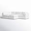 Dome 5 - Piece Modular Upholstered Chaise L-Sectional