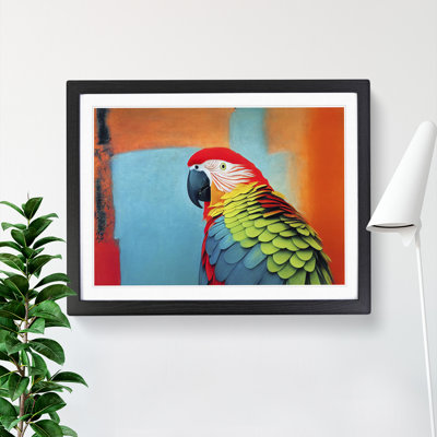 Stimulating Parrot - Framed Print