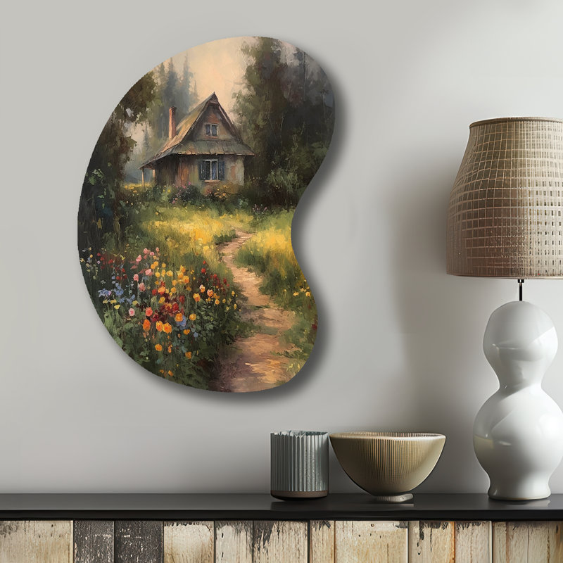 «Winder - Landscape Unique Shape», impression murale asymétrique, H 31 po x l 22 po
