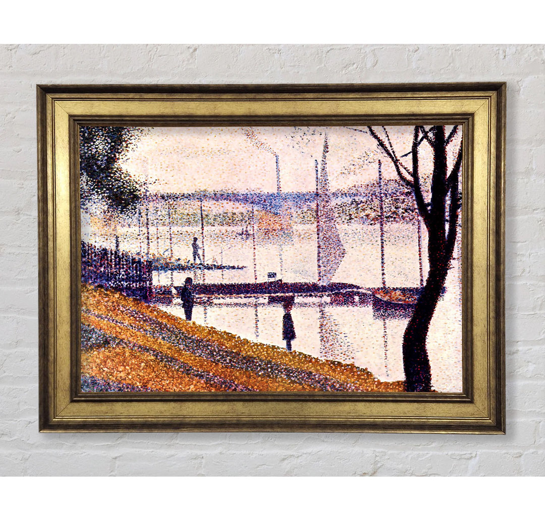 Seurat Brücke von Courbevoie - Einzelner Bilderrahmen Kunstdrucke