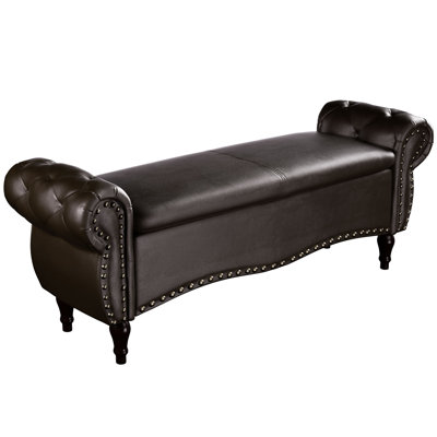 Tolkyn 51.5" Length Upholstered Bench & Ottoman