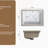 Undermount Bathroom Sink White Rectangle Porcelain Ceramic Vessel Sinks Deep Basin With Overflow Lavatory Vanity Sink Mounted Under The Counter