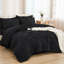 Ensemble d'édredon pleine grandeur Andence orange brûlé avec draps - Ensemble de literie capitonné Boho en terre cuite 7 pièces-124621806-124621808